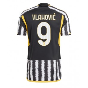 Maillot de foot Juventus Dusan Vlahovic #9 Domicile 2023-24 Manches Courte